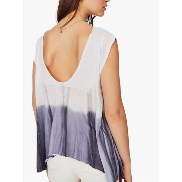 NEW We The Free by Free People Women’s Small Ombré Lilac Fog Combo Dip-dye Sleev - Picture 5 of 8